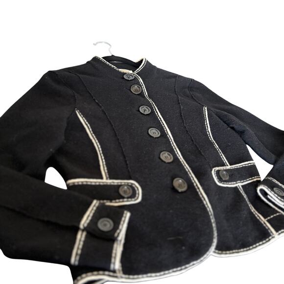 Vintage Talbots Retro Buttons Sm P Jacket
100% Merino Wool Military Coat Preppy - Picture 6 of 7